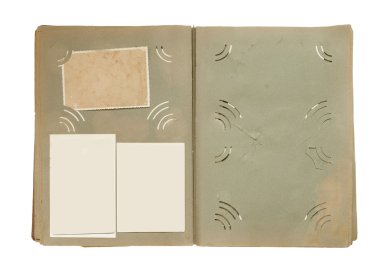 Vintage photo album clipart