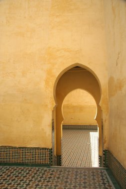 Traditional moroccan wall clipart