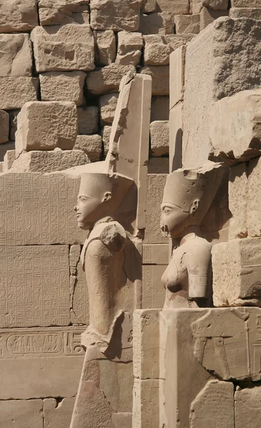 Escultura del Templo de Karnak — Foto de Stock