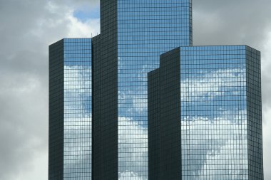 Modern skyscapers in Paris clipart