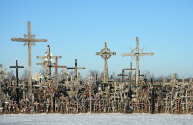 The Hill of Crosses clipart