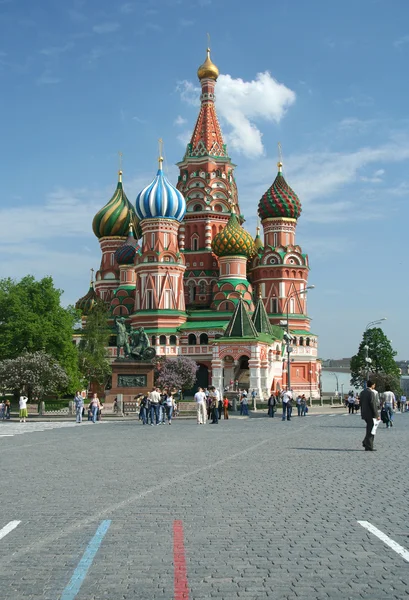 Saint Basil cathedral in Moscow — Stock Photo, Image