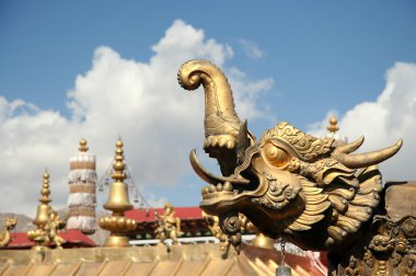 Altın Tibet dragon