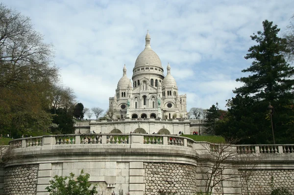 De sacre-coeur basiliek in Parijs — Stockfoto