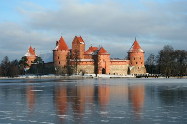 Lithuania castle - Trakai clipart