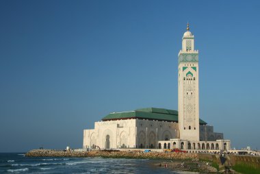 The Hassan II Mosque clipart