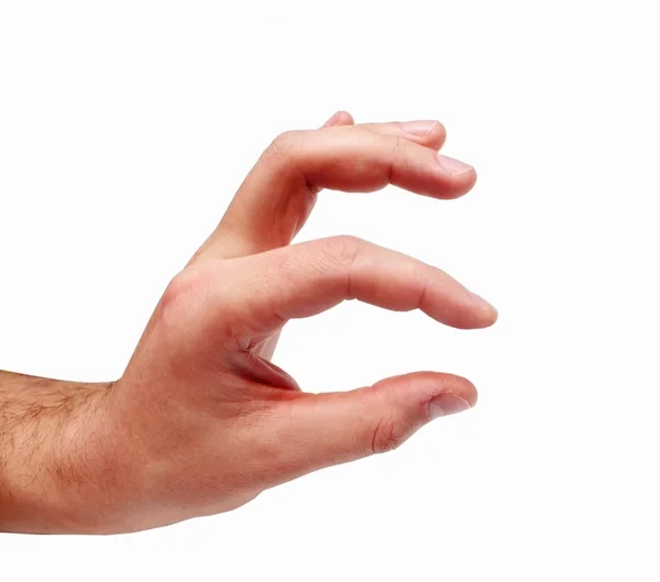 Erkek eli boş — Stok fotoğraf