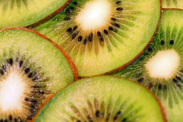 Nær-up Studio Skutt av Kiwi Fruit – stockfoto