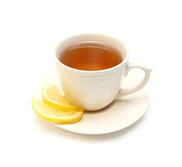 Tazza di tè al limone — Foto Stock