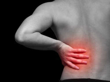 Back pain clipart