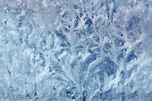 An ornament of frost — Stock Photo, Image