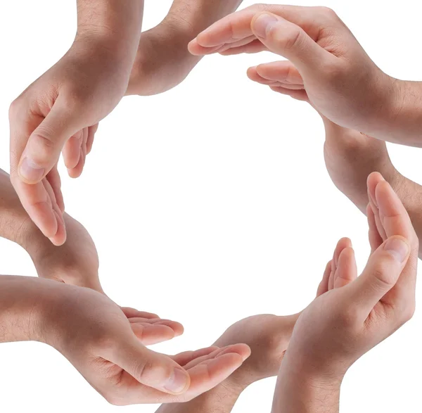 stock image Circle made of hands
