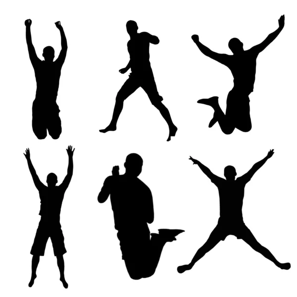 stock image Set of jumping