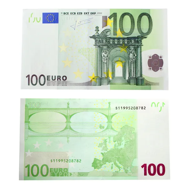 100 ユーロ紙幣 ストックフォト