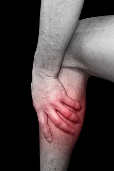 小腿疼痛 — 图库照片