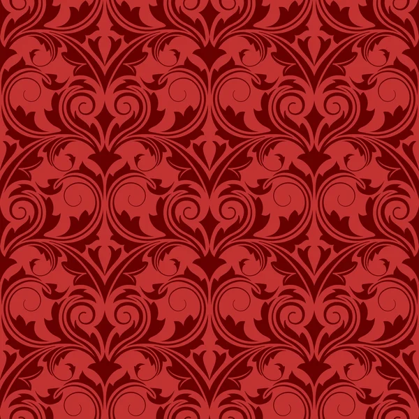 Papier peint sans couture rouge — Image vectorielle