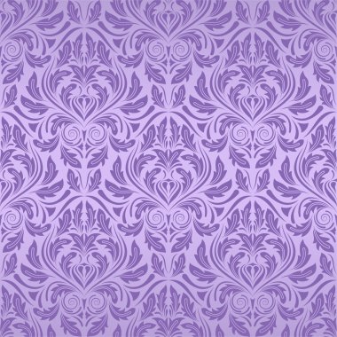 Violet seamless wallpaper pattern clipart