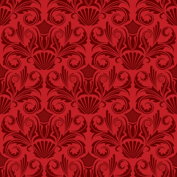 红色无缝壁纸 — 图库矢量图片