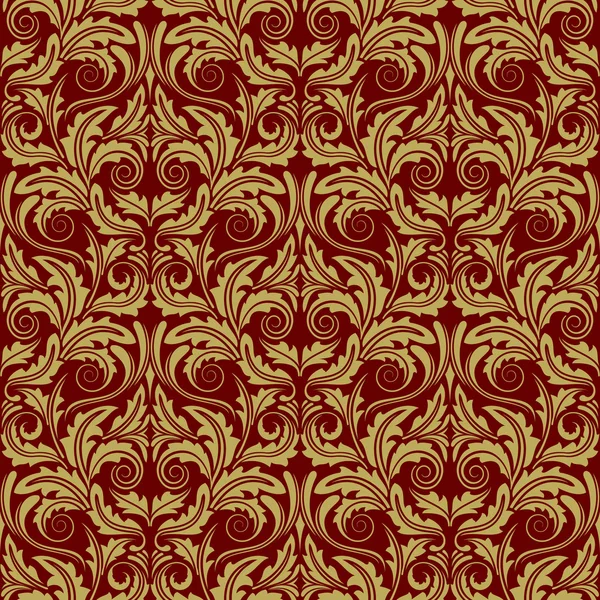 Red seamless wallpaper — Stock Vector