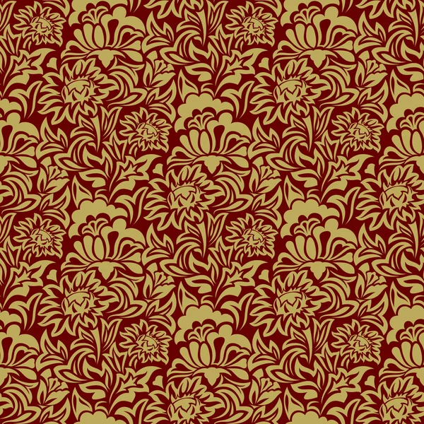 Red seamless wallpaper — Stock Vector