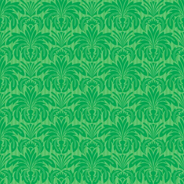 緑のシームレスな壁紙 — ストックベクタ