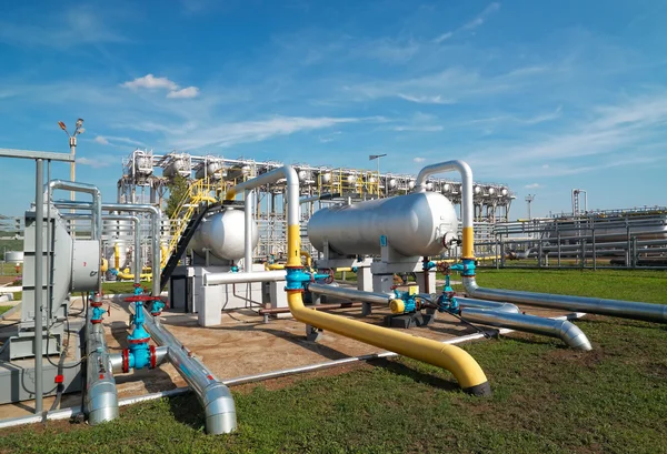 Gasverarbeitende Industrie — Stockfoto