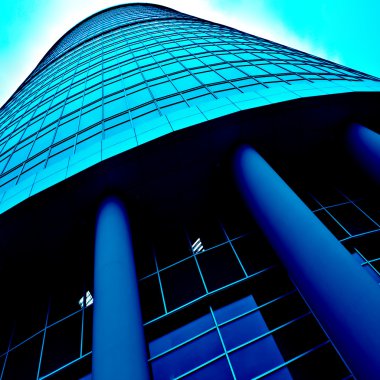 Alt görünümü için yeni gökdelen