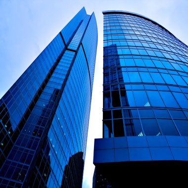 Abstract building skyscrapers clipart