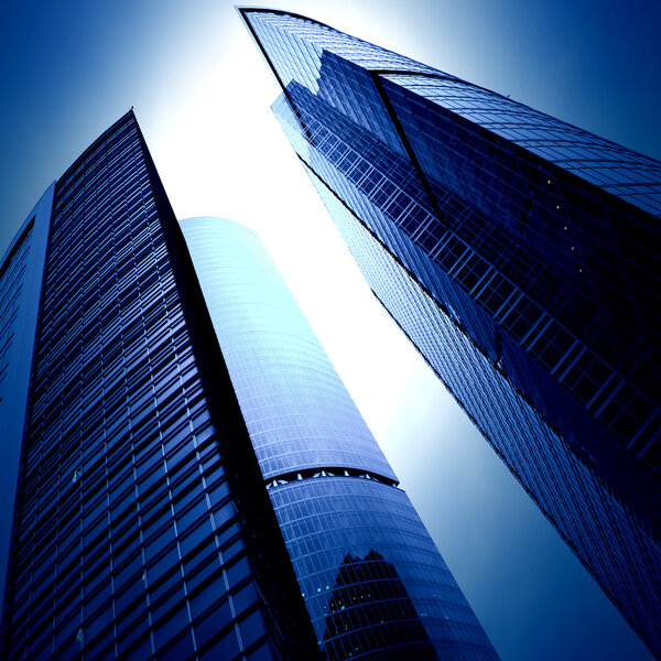 Futuristic skyscrapers