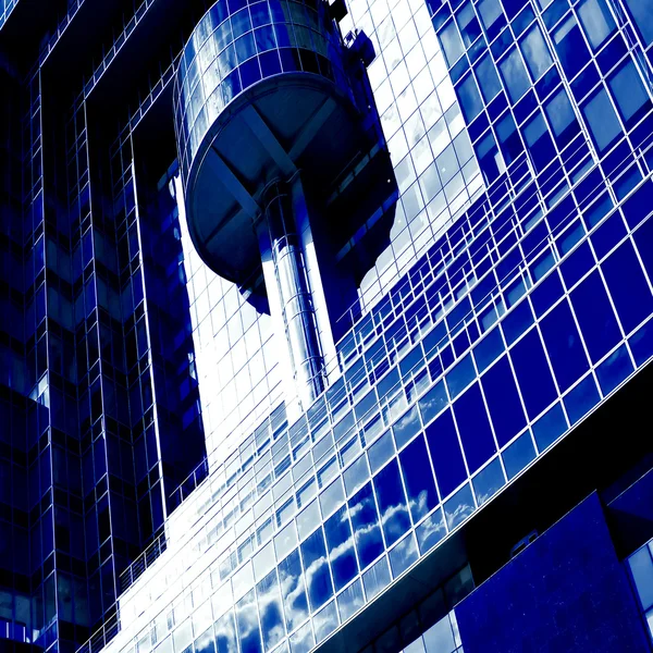 Abstracte futuristische muur — Stockfoto