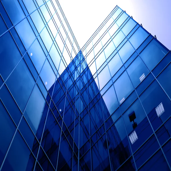 Widok perspektywiczny planowanego na nowoczesnym budynku — Zdjęcie stockowe