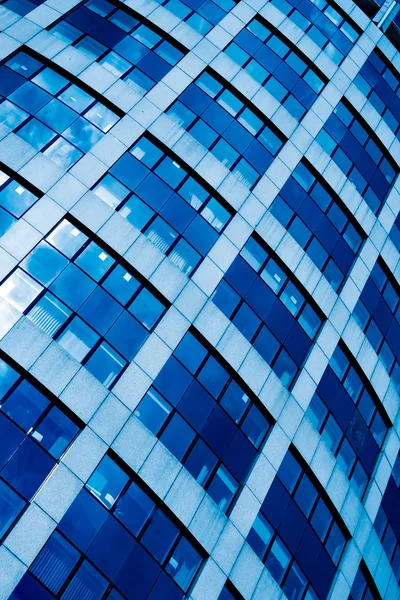 Blaue abstrakte Ernte des modernen Büros — Stockfoto