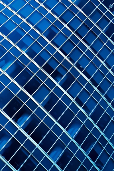近代的なオフィスの青の抽象的な作物 — ストック写真