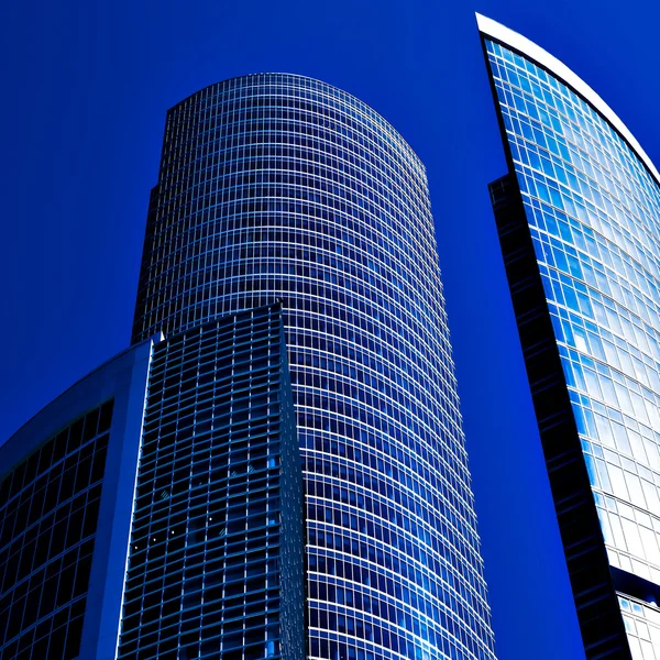 Nuovo centro business grattacieli — Foto Stock
