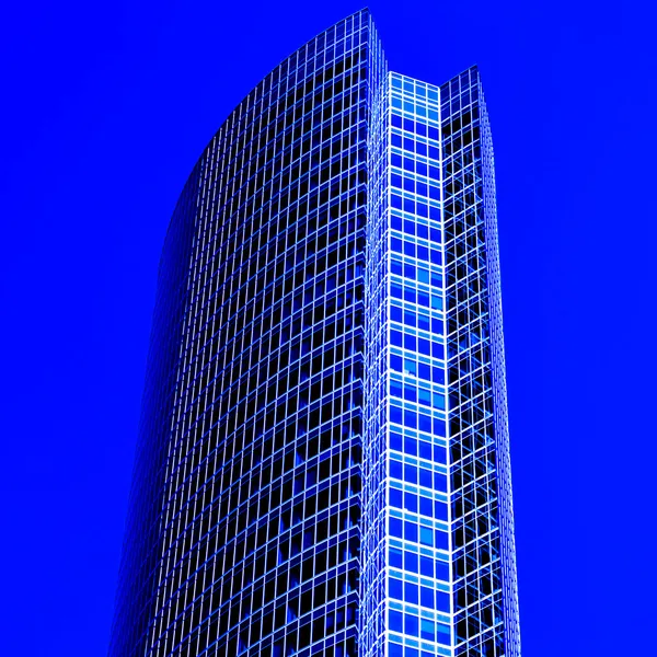 Moderne wolkenkrabber in het Bedrijfscentrum — Stockfoto