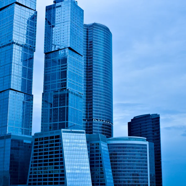 Modern skyscrapers of business center — Stock Photo, Image