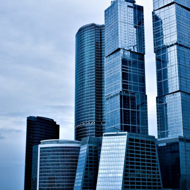 Abstract building skyscrapers clipart