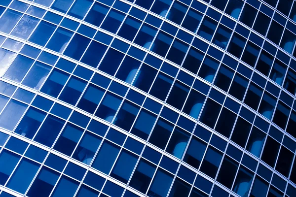 Blaue abstrakte Ernte des modernen Büros — Stockfoto