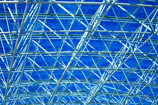 Colheita abstrata azul de escritório moderno — Fotografia de Stock