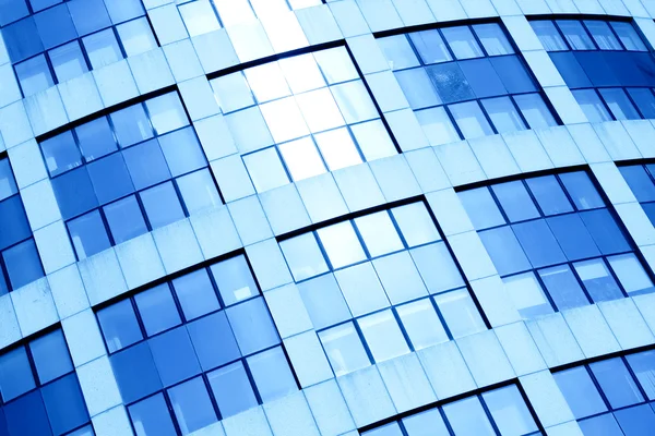Blue abstract crop of modern office Royalty Free Stock Images