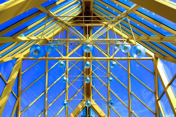 Sarı tasarlamak tavan ofis — Stok fotoğraf