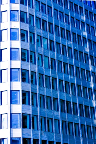 Blue abstract crop of modern office — Stock Photo, Image