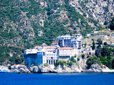 Holy monastery of Athos clipart