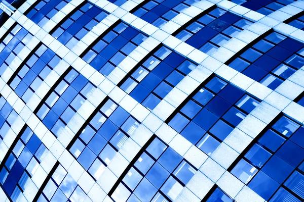 Blue abstract crop of modern office Stock Photo