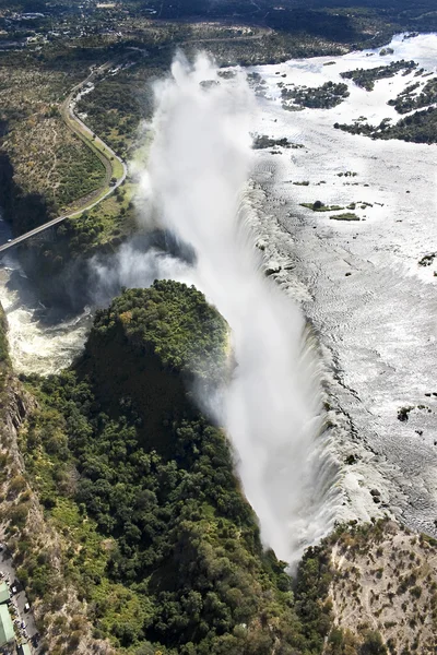 维多利亚瀑布的空气 — 图库照片