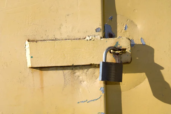 stock image Yellow lock