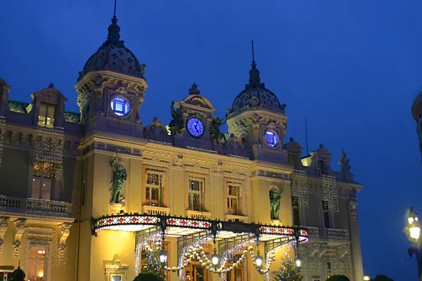 Monte Carlo nel periodo natalizio — Foto Stock