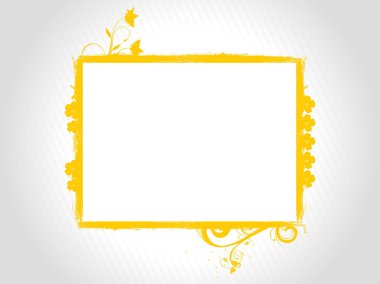 Grey background with isolated frame clipart