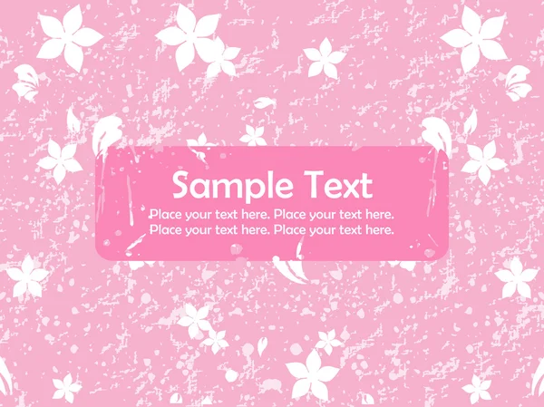 Pink texture background with bloom — Stock Vector