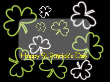 Happy st patrick day background clipart